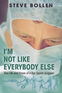 Book cover with surgeon in PPE
